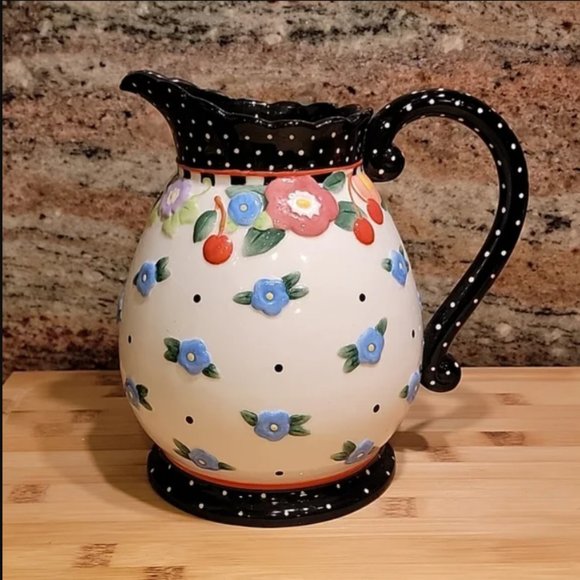 Mary Engelbreit Other - Mary Engelbreit Oh so Breit Ceramic water Pitcher ME 2000